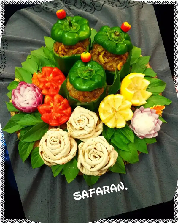 تزیین دلمه مجلسی