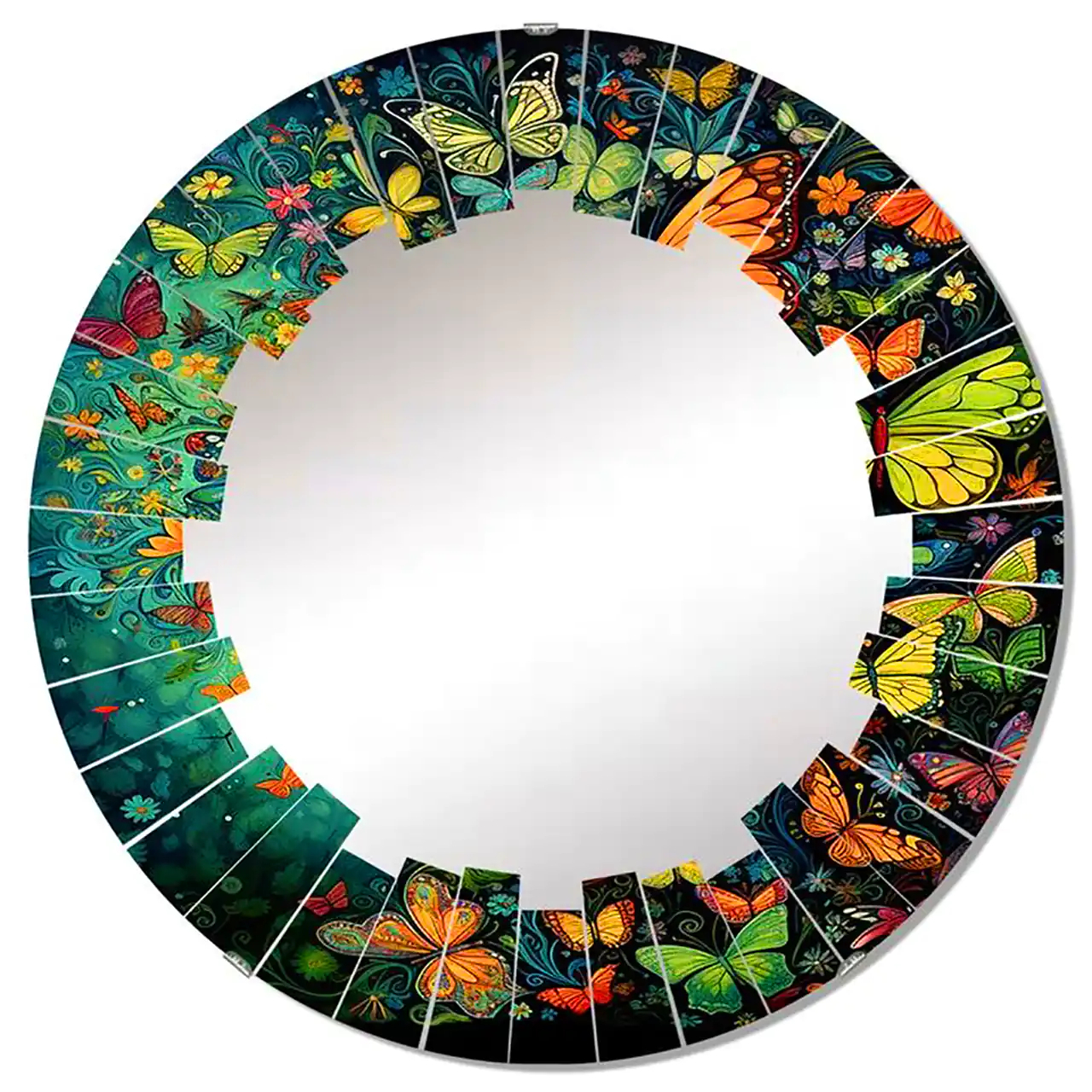 مدل آینه گرد دکوری