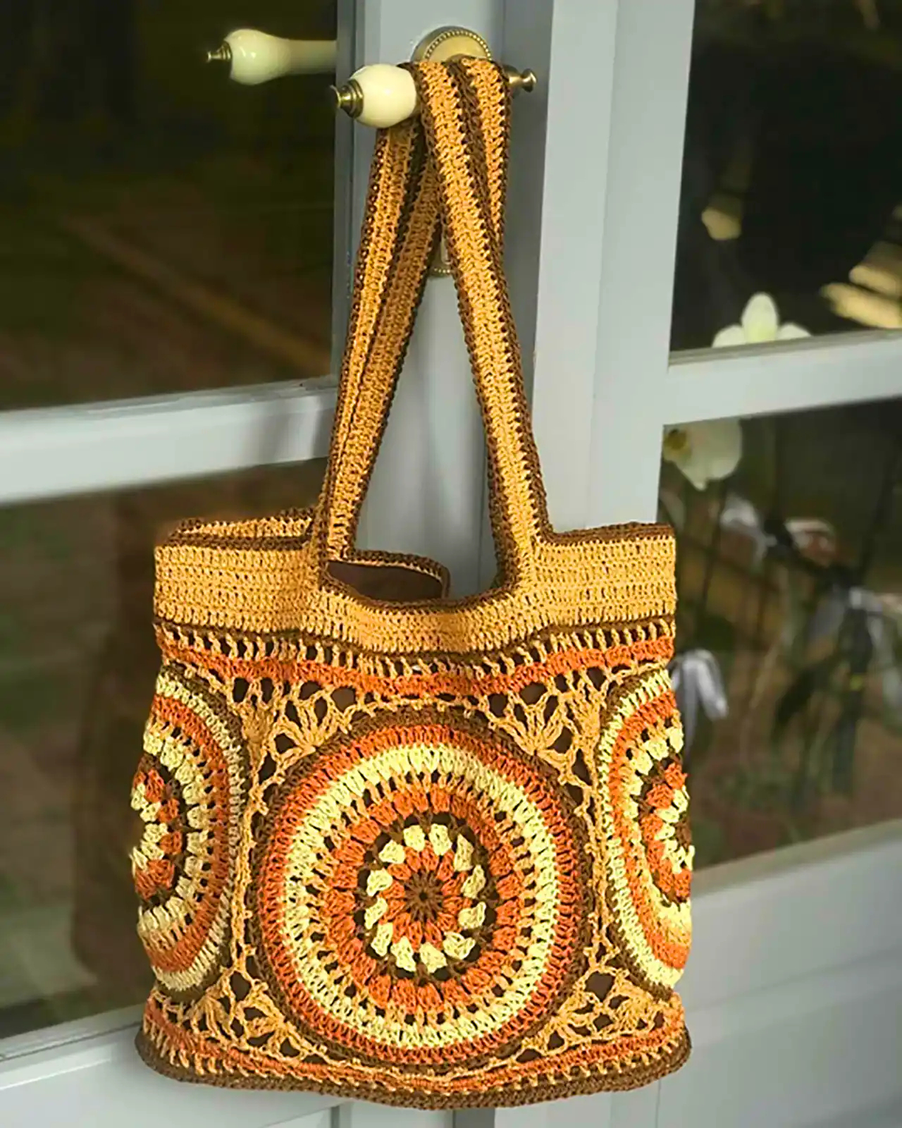 کیف بافتنی شیک نسکافه ای