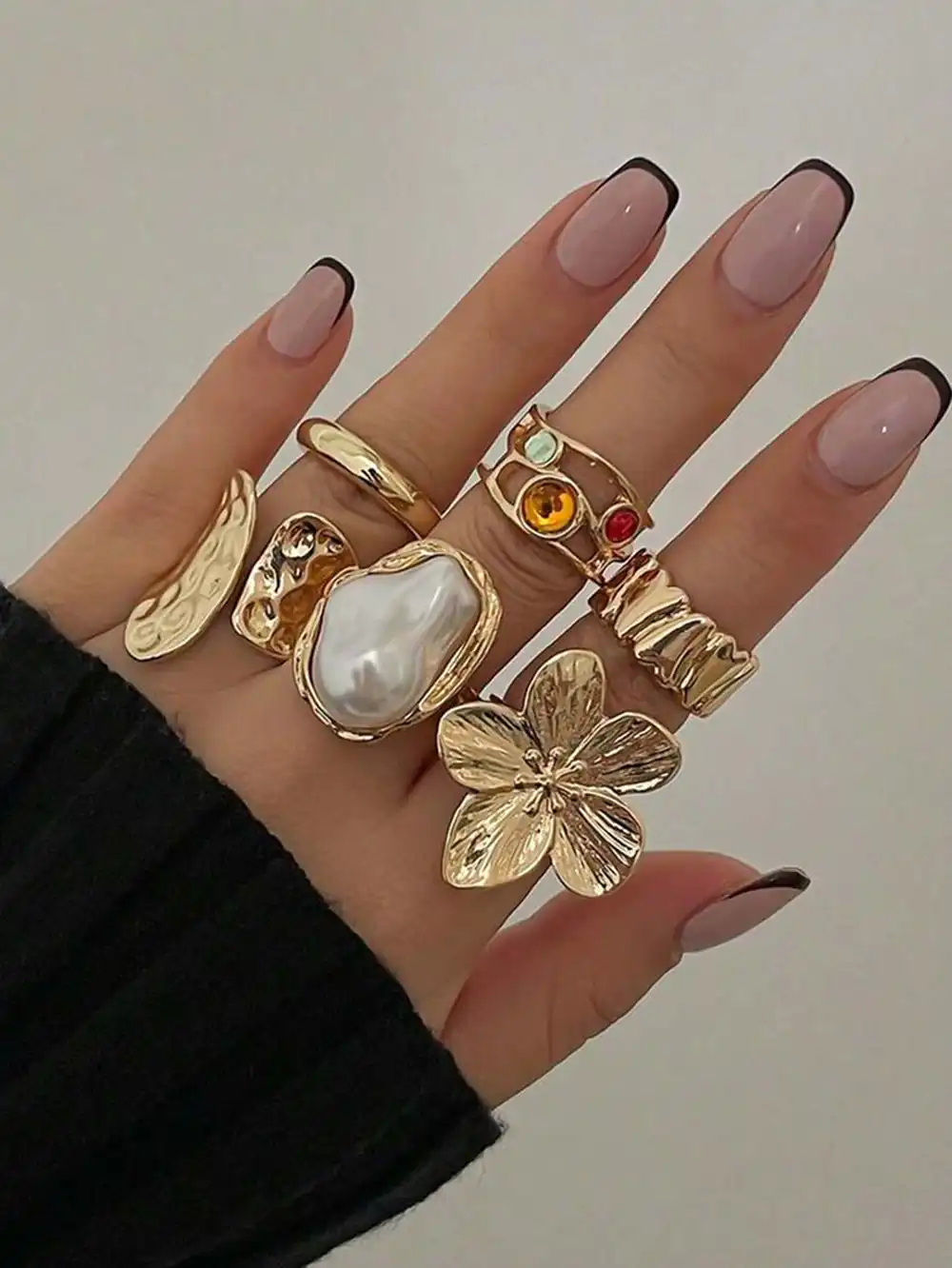 انگشتر طلا زنانه بزرگ