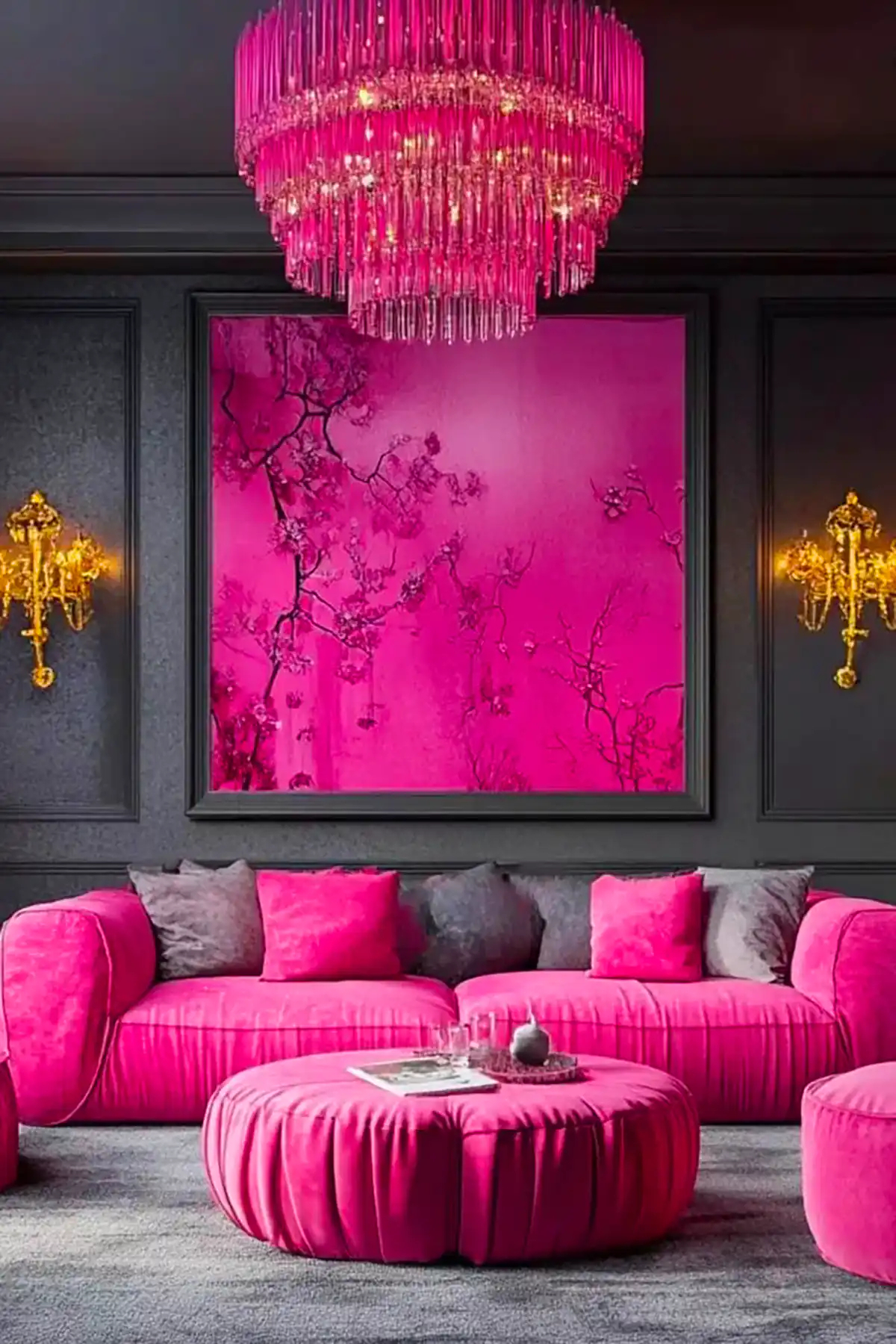 دیزاین مینیمال با تم سرخابی