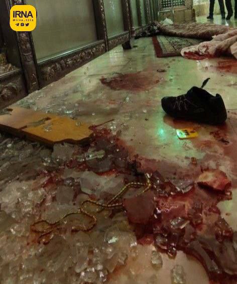 تصاویر حادثه تروریستی به حرم شاه چراغ 