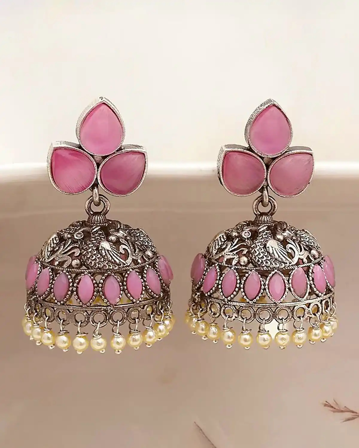 گوشواره هندی خوش رنگ