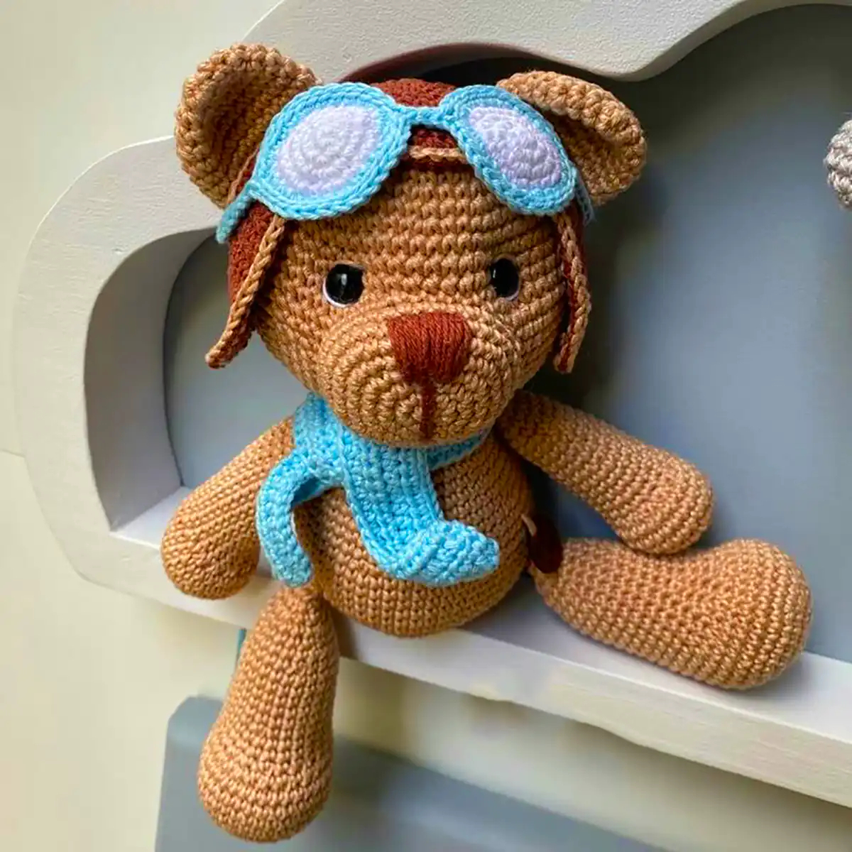 خرس بافتنی عروسکی 