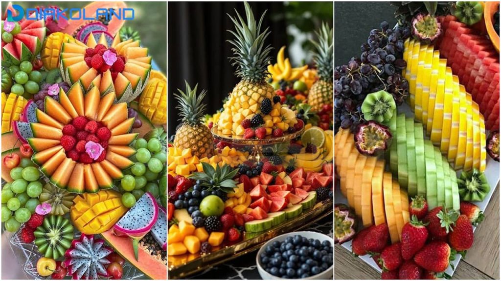 دیزاین میوه روی میز