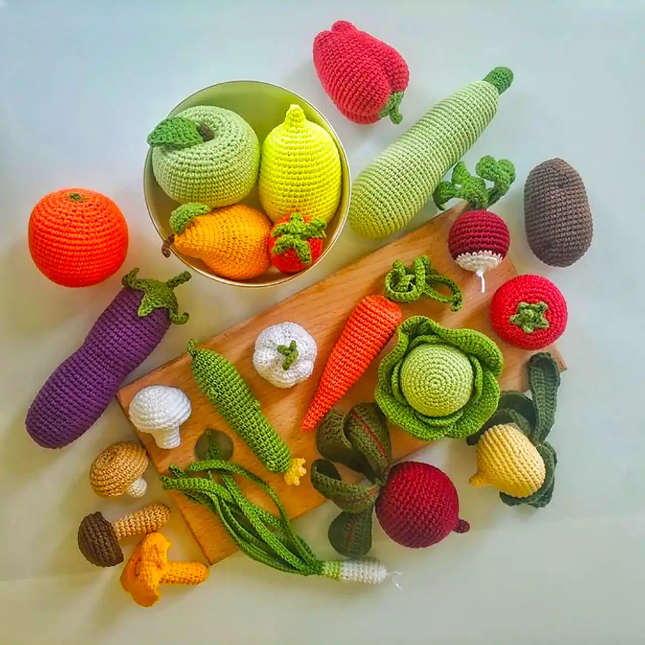 میوه بافتنی اسباب بازی