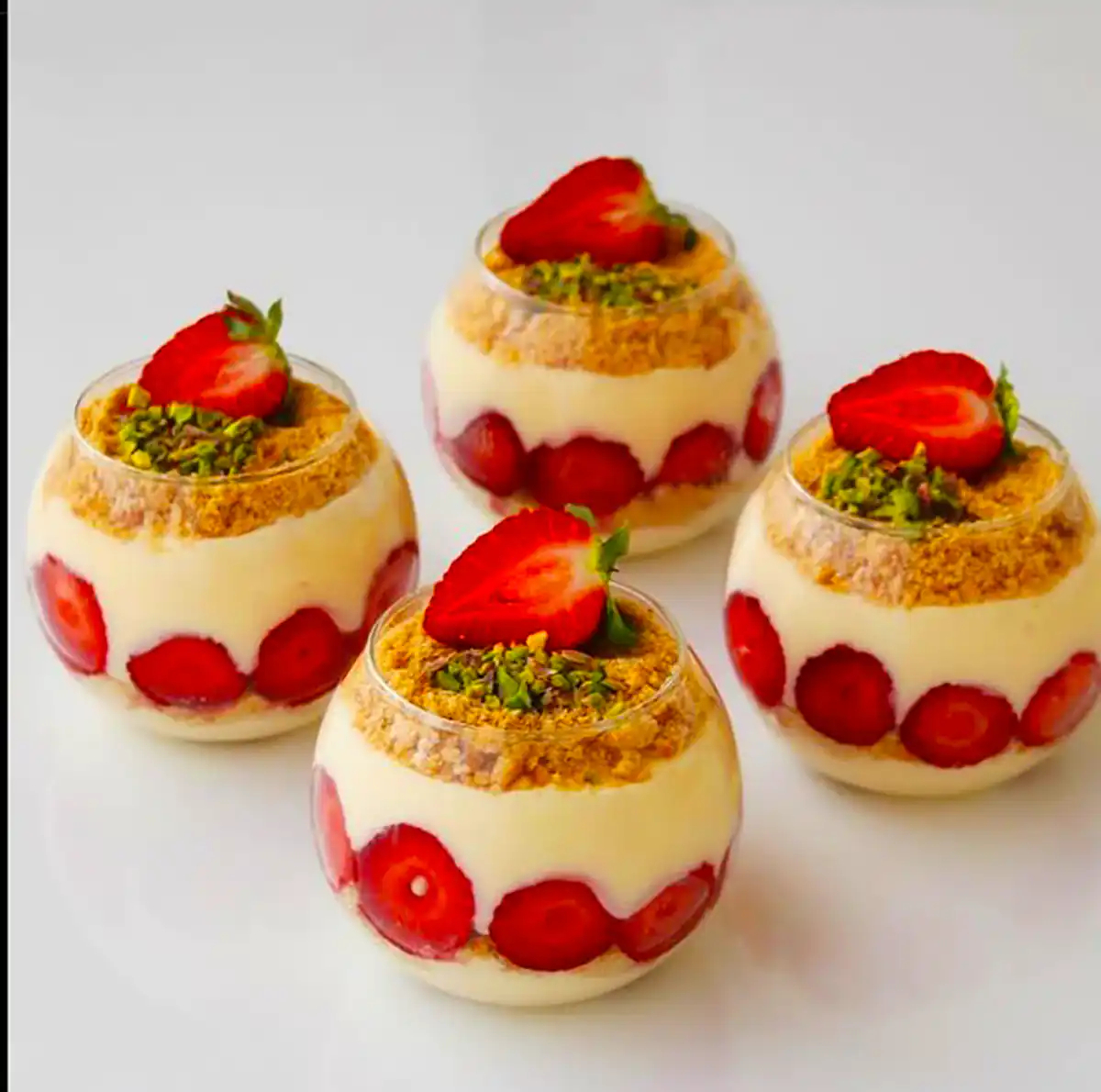 دسر تک نفره میوه ای