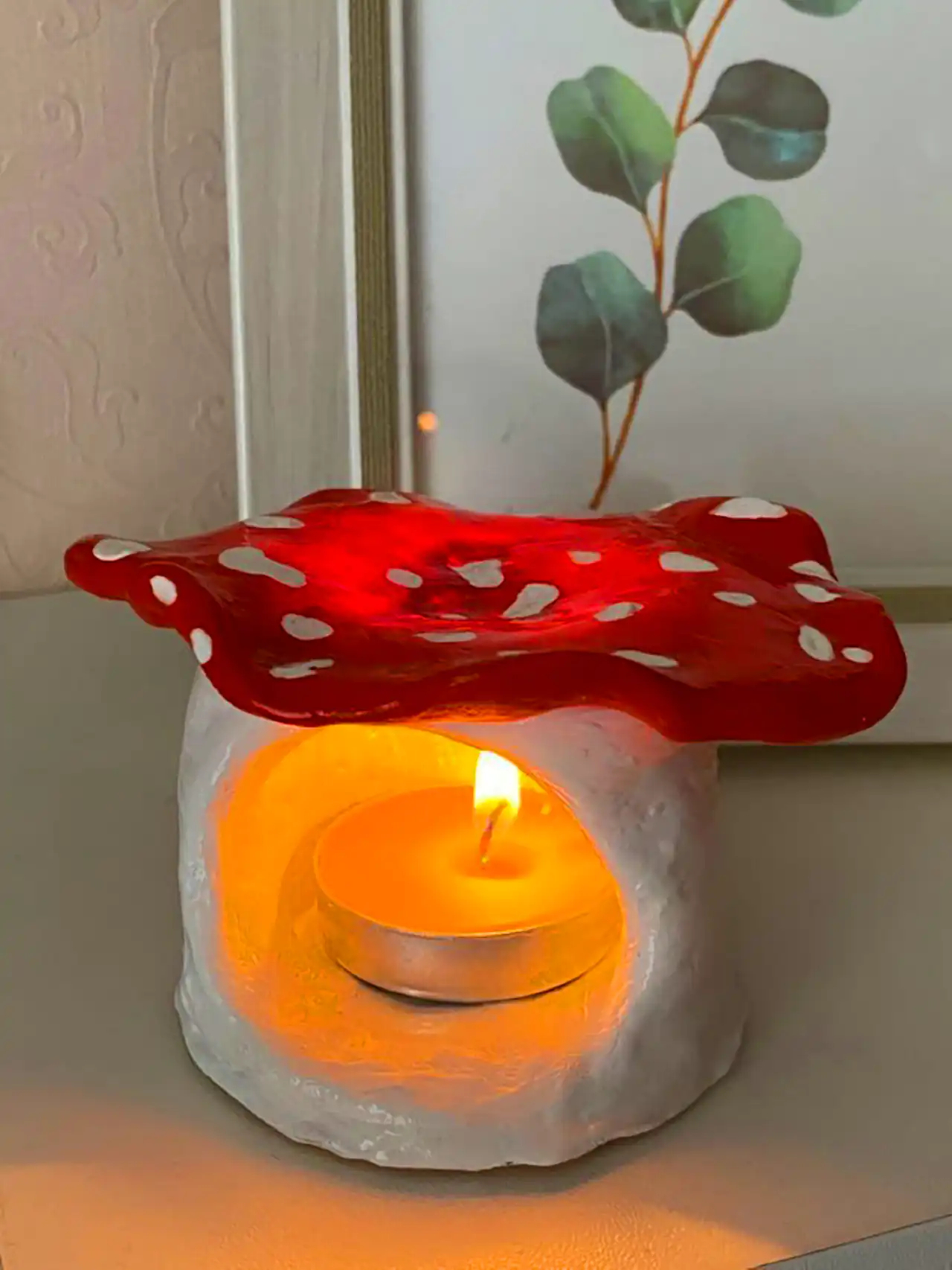 وارمر شمع سرامیکی قارچ