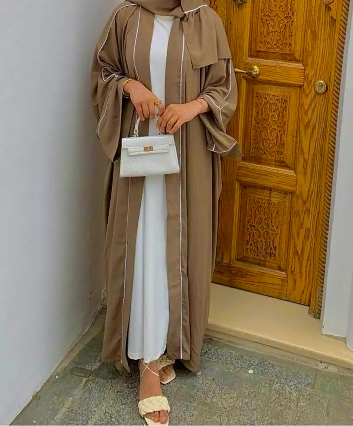 مانتو عبایی شیک مجلسی