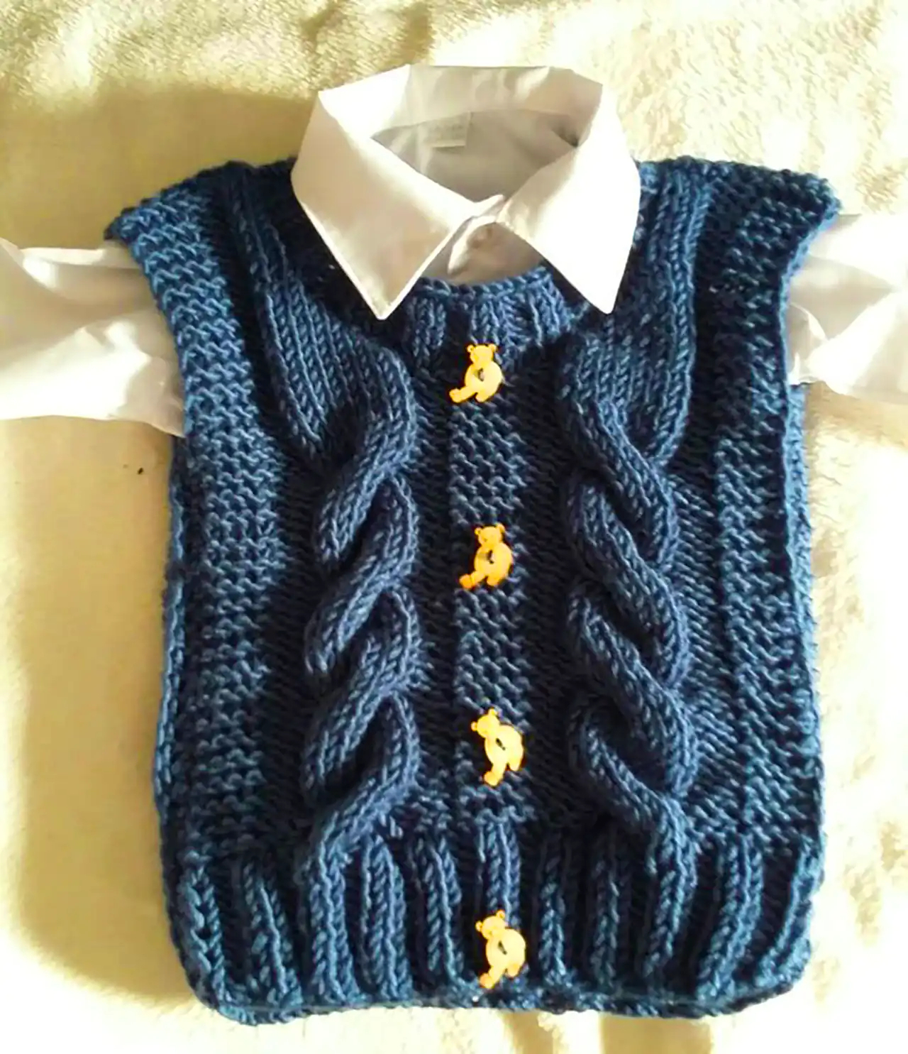 ژیله بافتنی بچه گانه