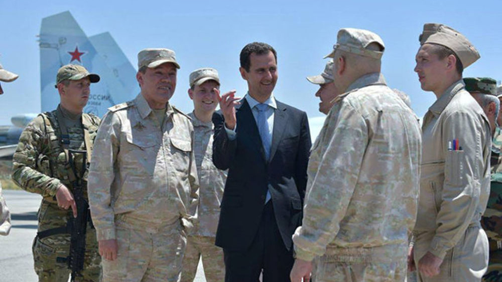 بازدید بشار اسد 2