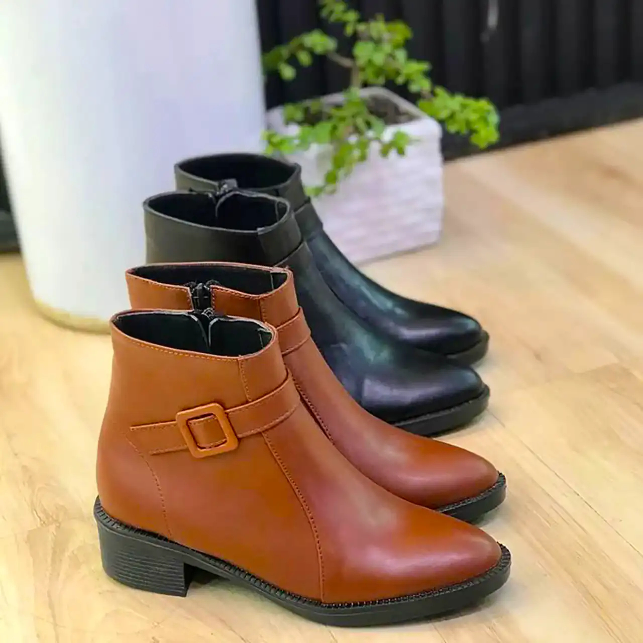 نیم بوت شیک پاییزی