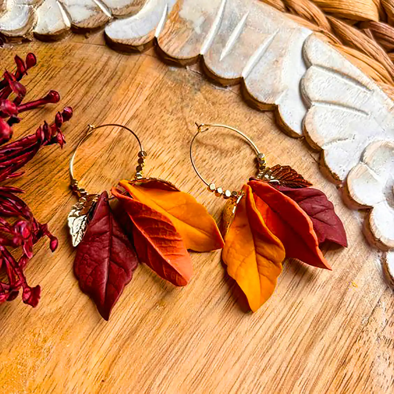 گوشواره شیک برای فصل پاییز