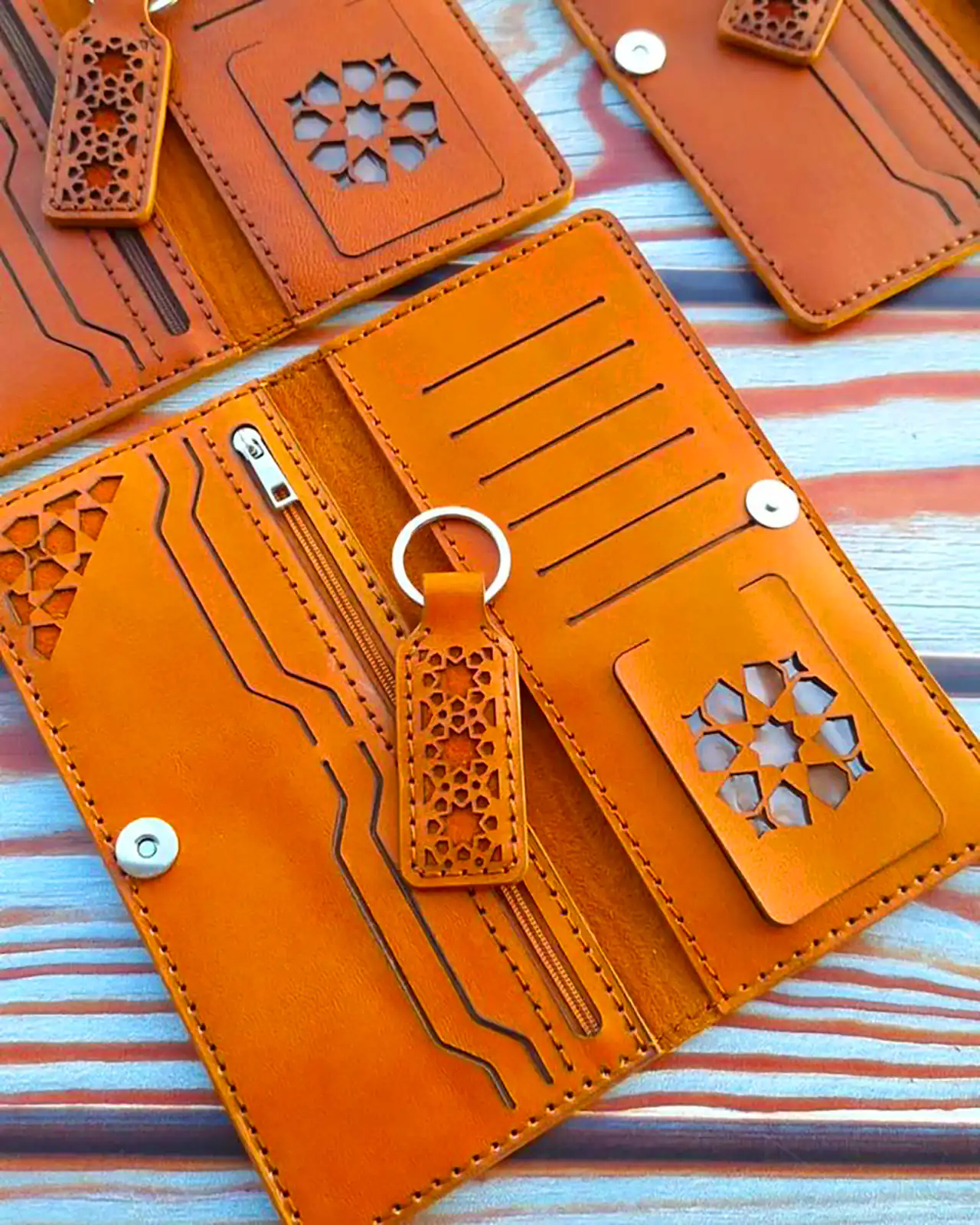 کیف پول چرم دست دوز