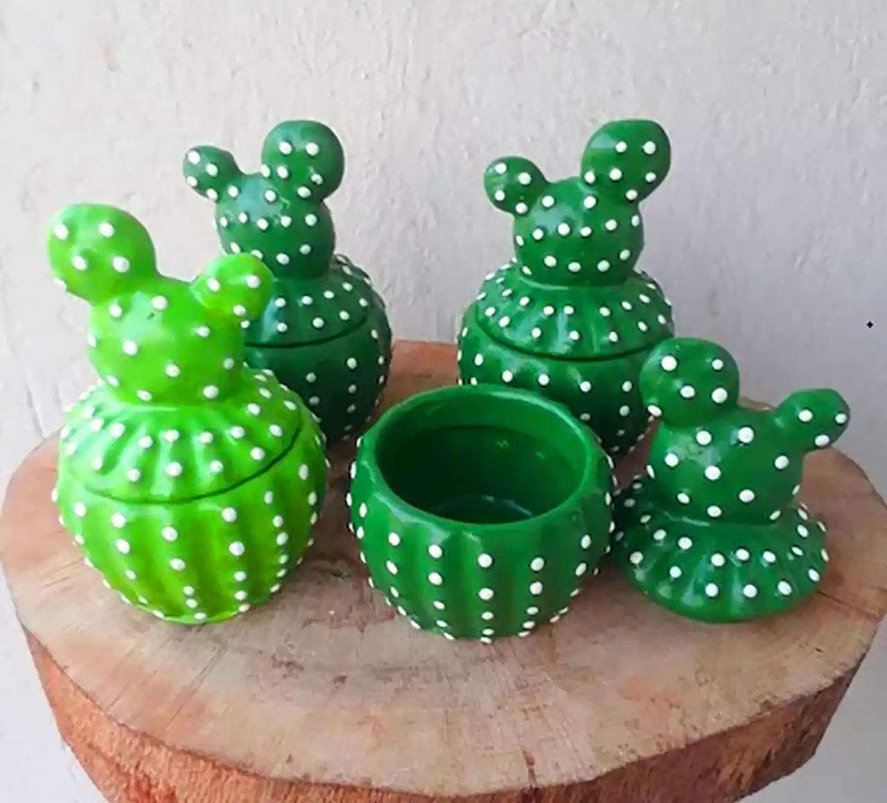 دکوریجات گوگولی طرح کاکتوس 