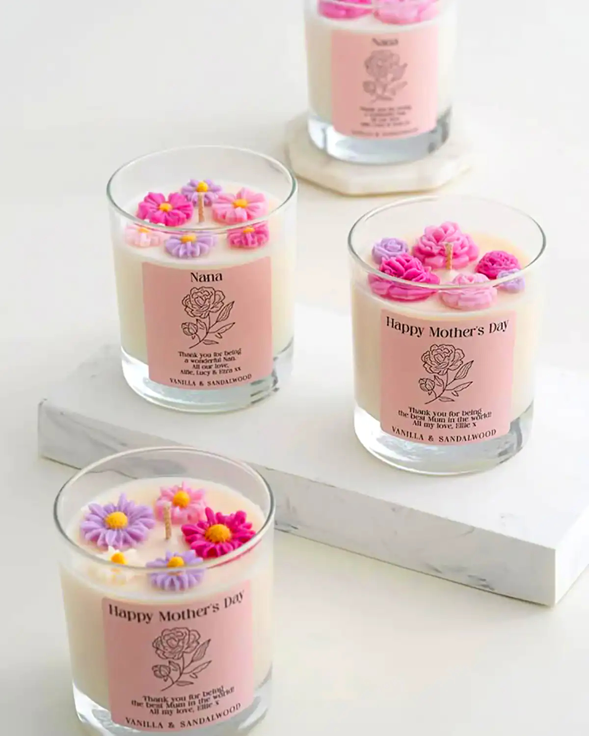 شمع شیشه ای معطر