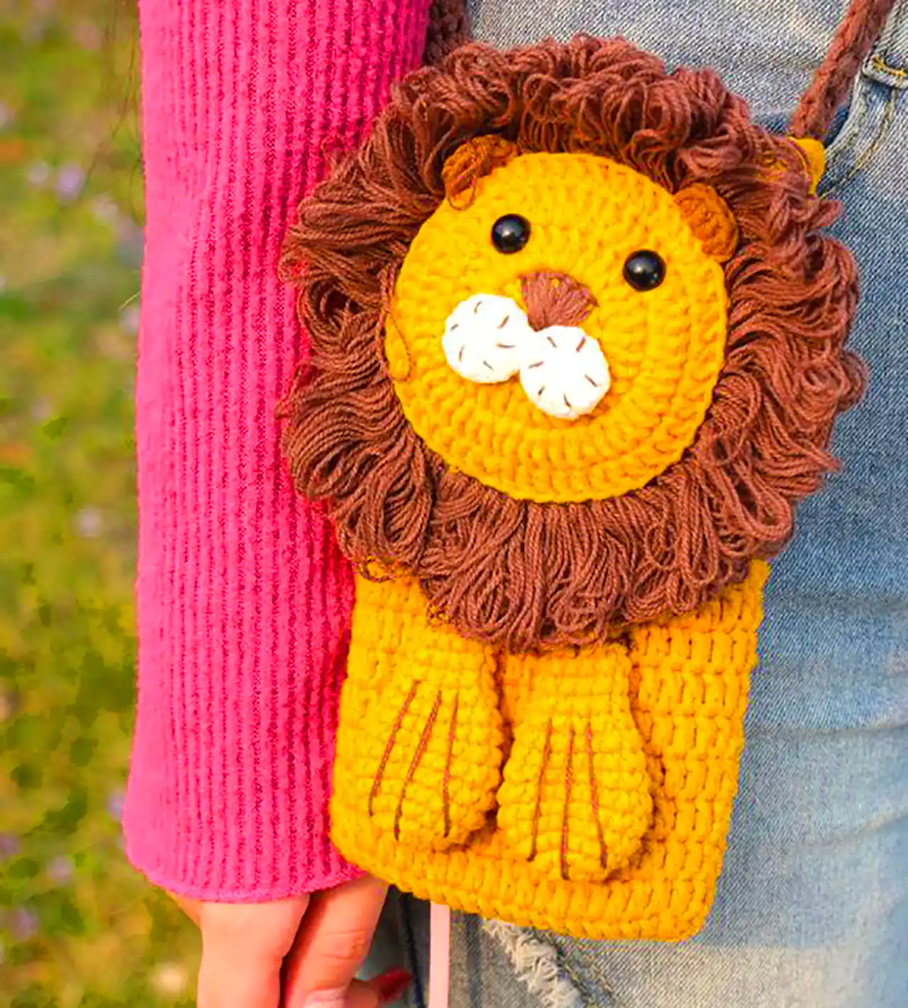 کیف بافتنی طرح حیوانات