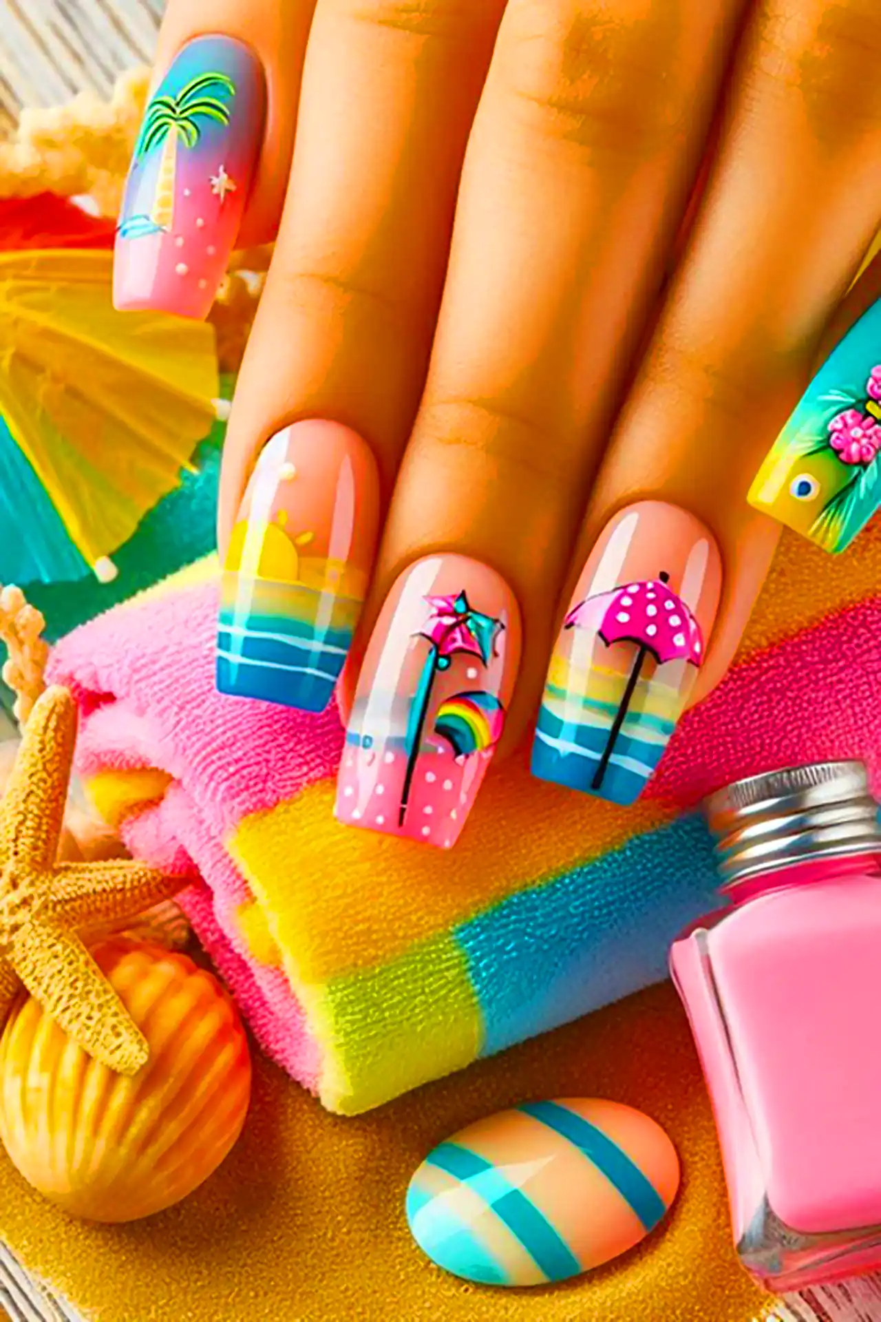 دیزاین ناخن فانتزی