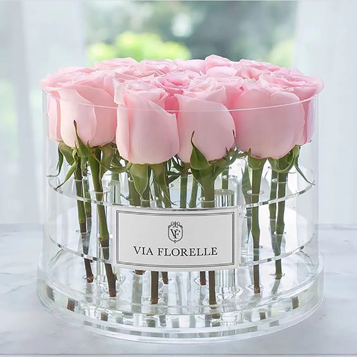 باکس گل شیشه ای 