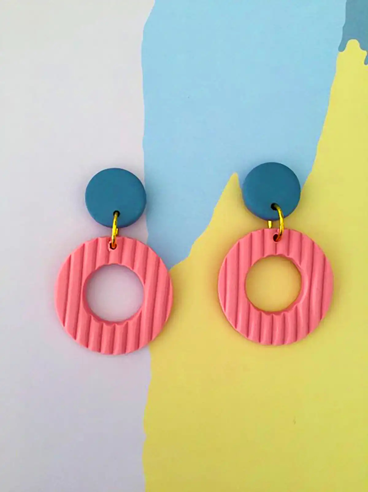 گوشواره رنگی رنگی فانتزی