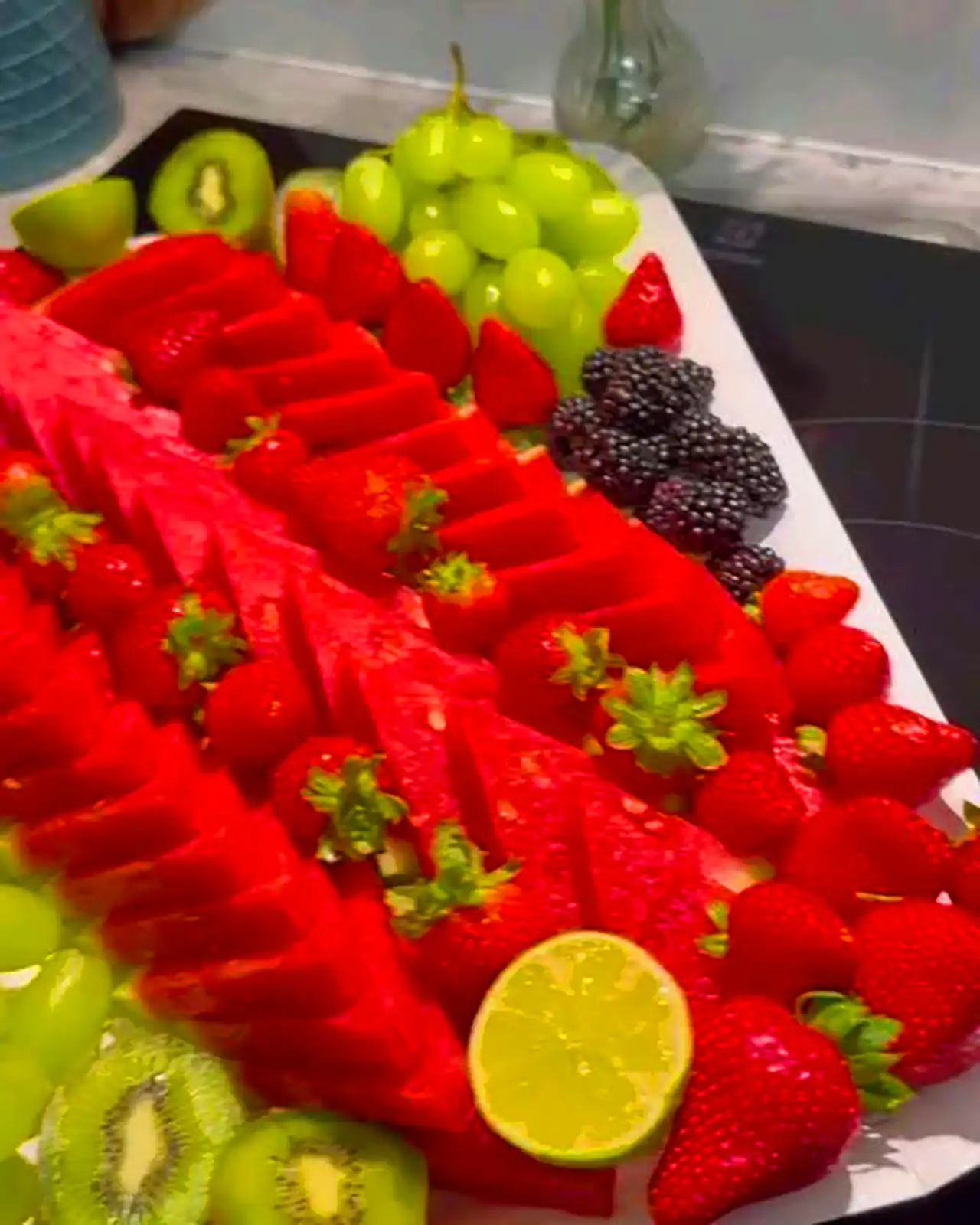 تزیین هندوانه برای یلدا