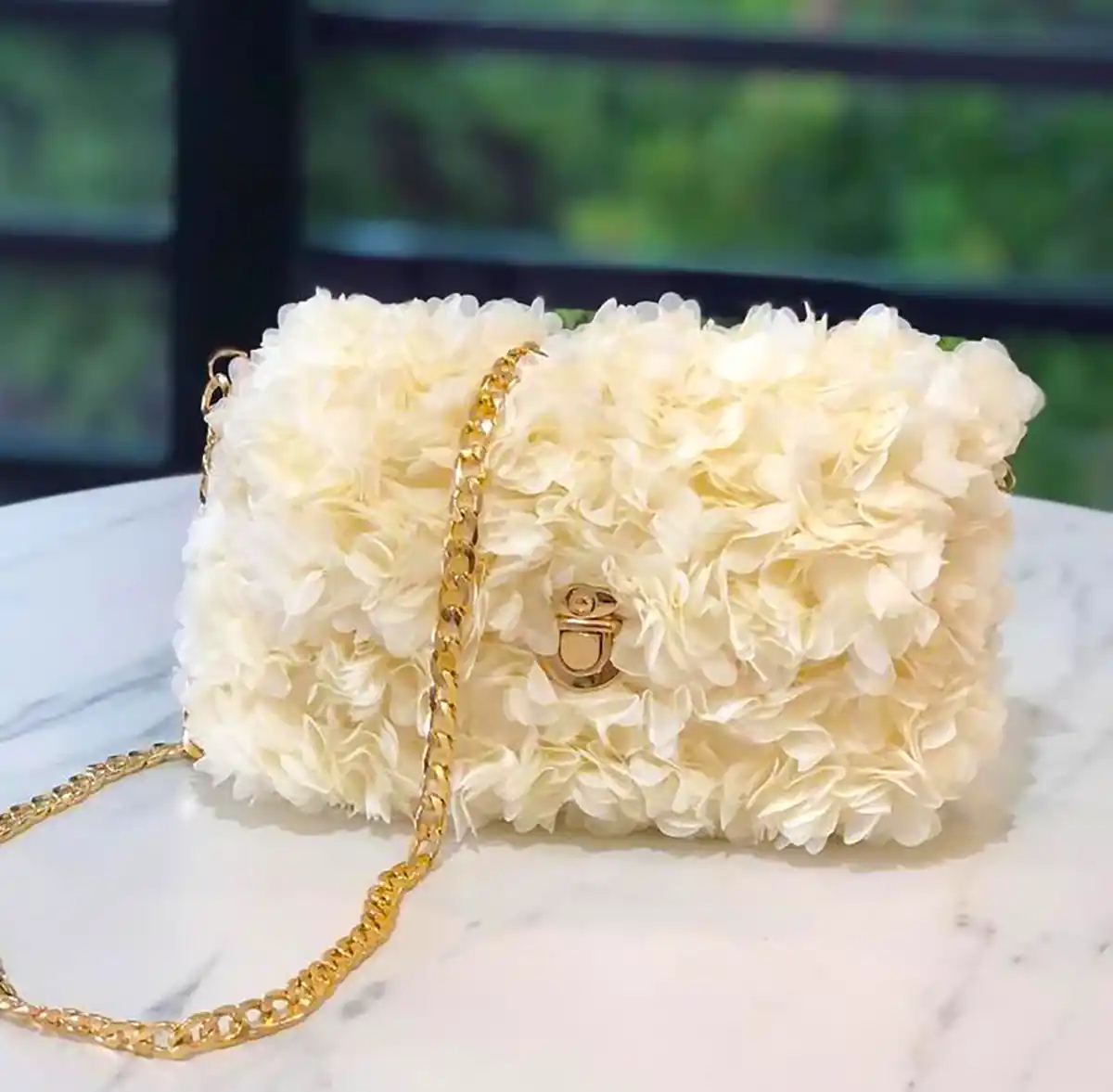 کیف سفید نوعروس