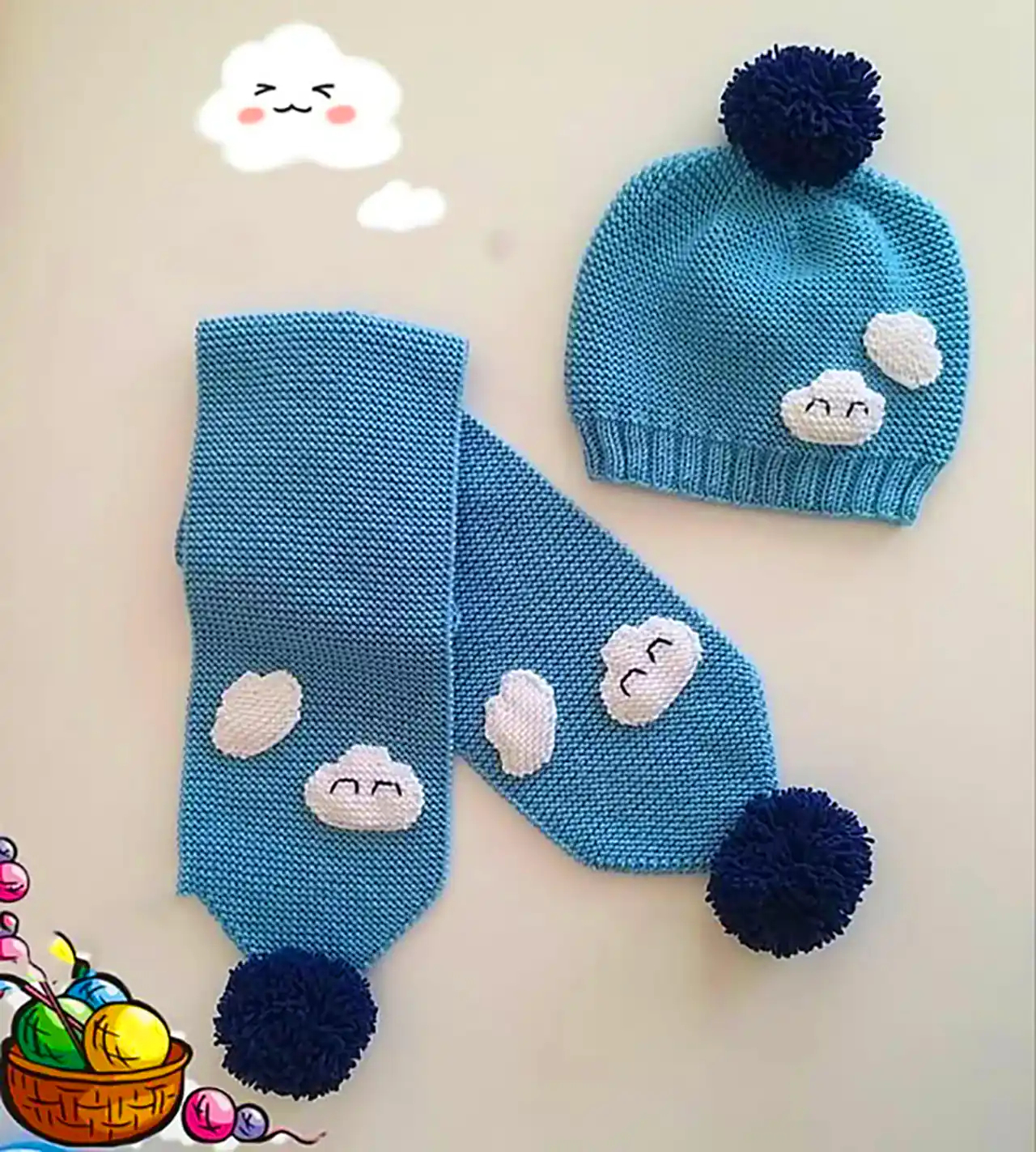 ست بافتنی برای کودک