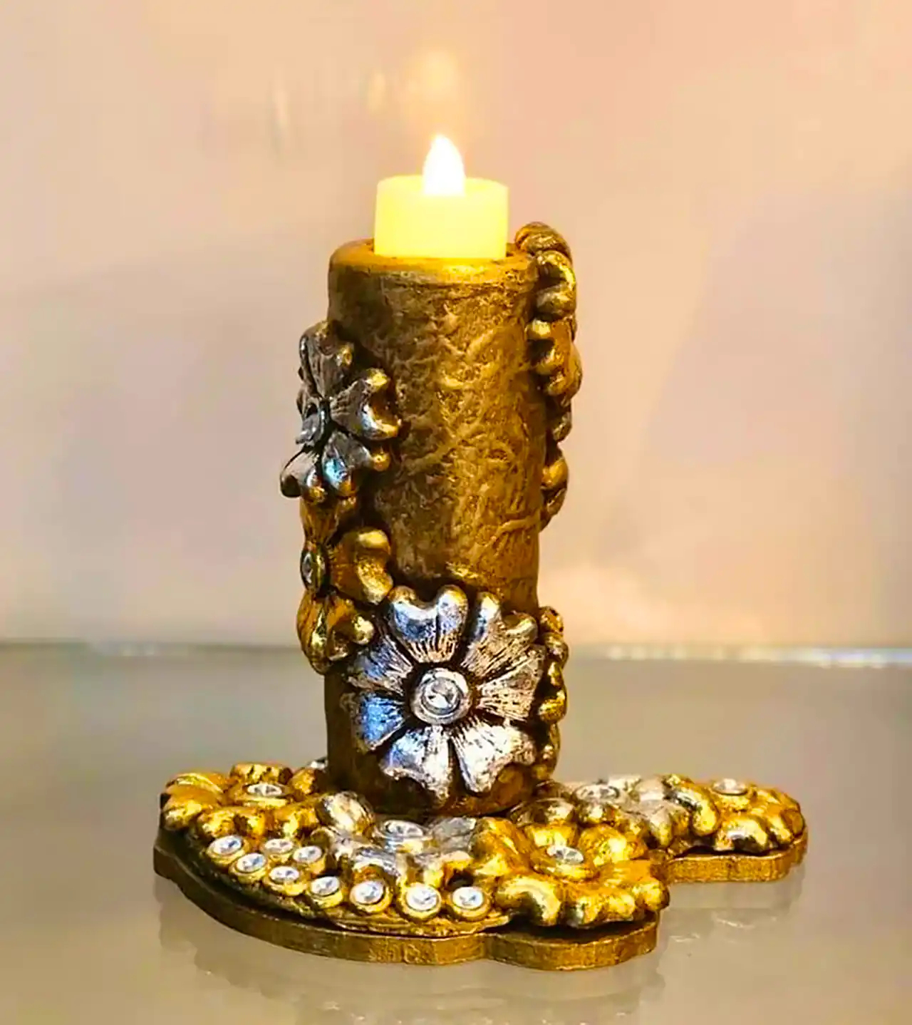 شمع دکوری رومیزی شیک 