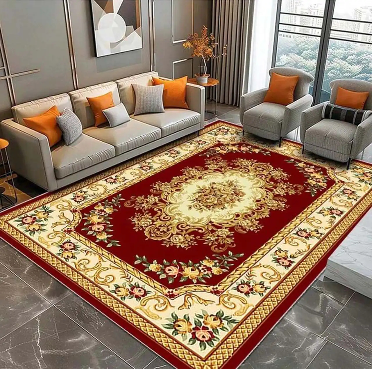 جدیدترین مدل فرش پذیرایی ۱۴۰۴ + زیباترین مدل های فرش پذیرایی ترند امسال