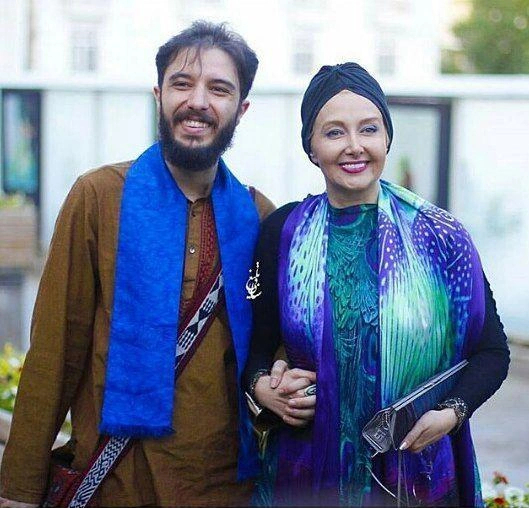 کتایون ریاحی و پسرش