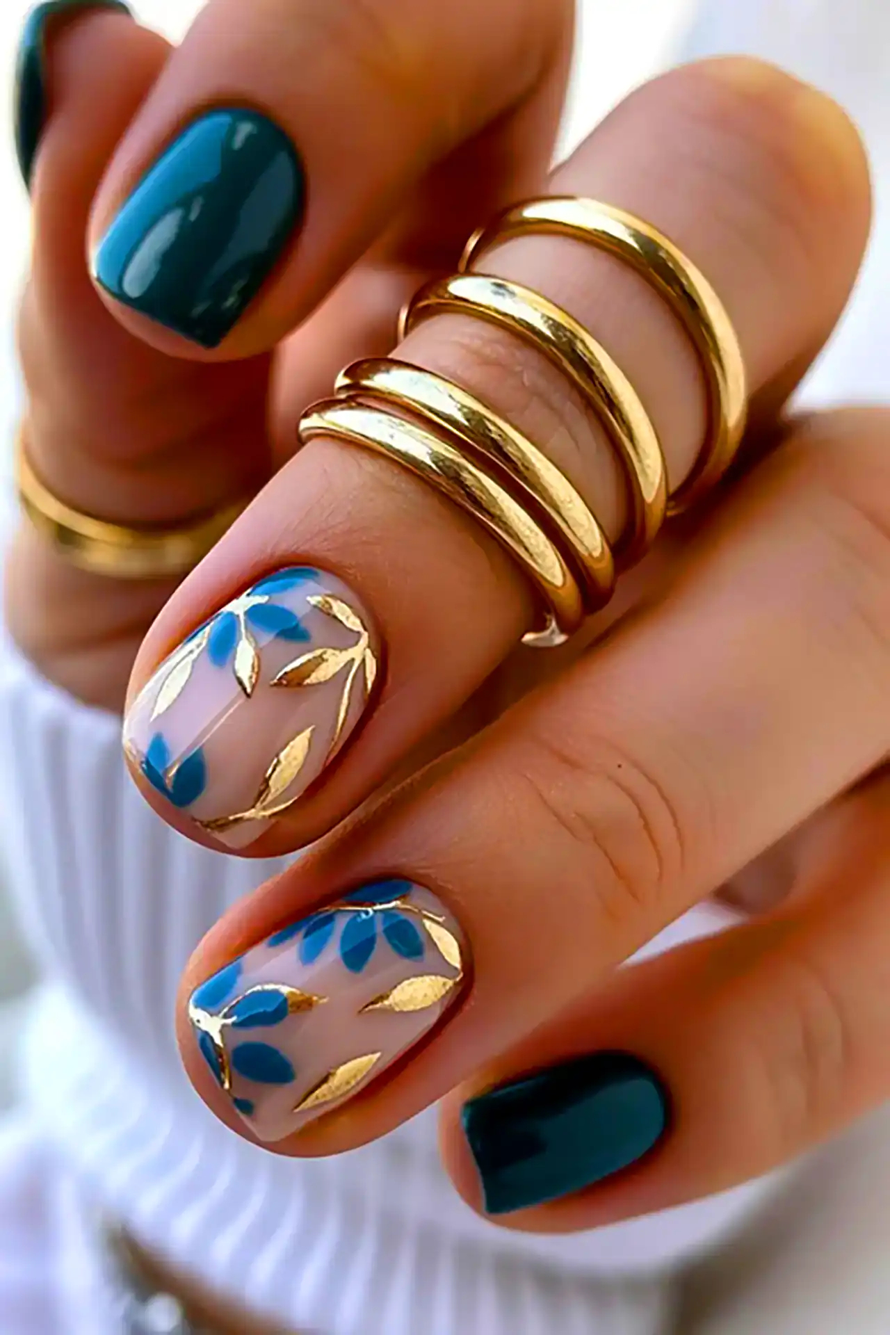 مدل ناخن کوتاه و ظریف 