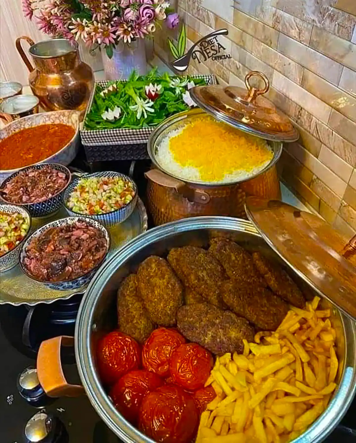 دیزاین کباب تابه ای