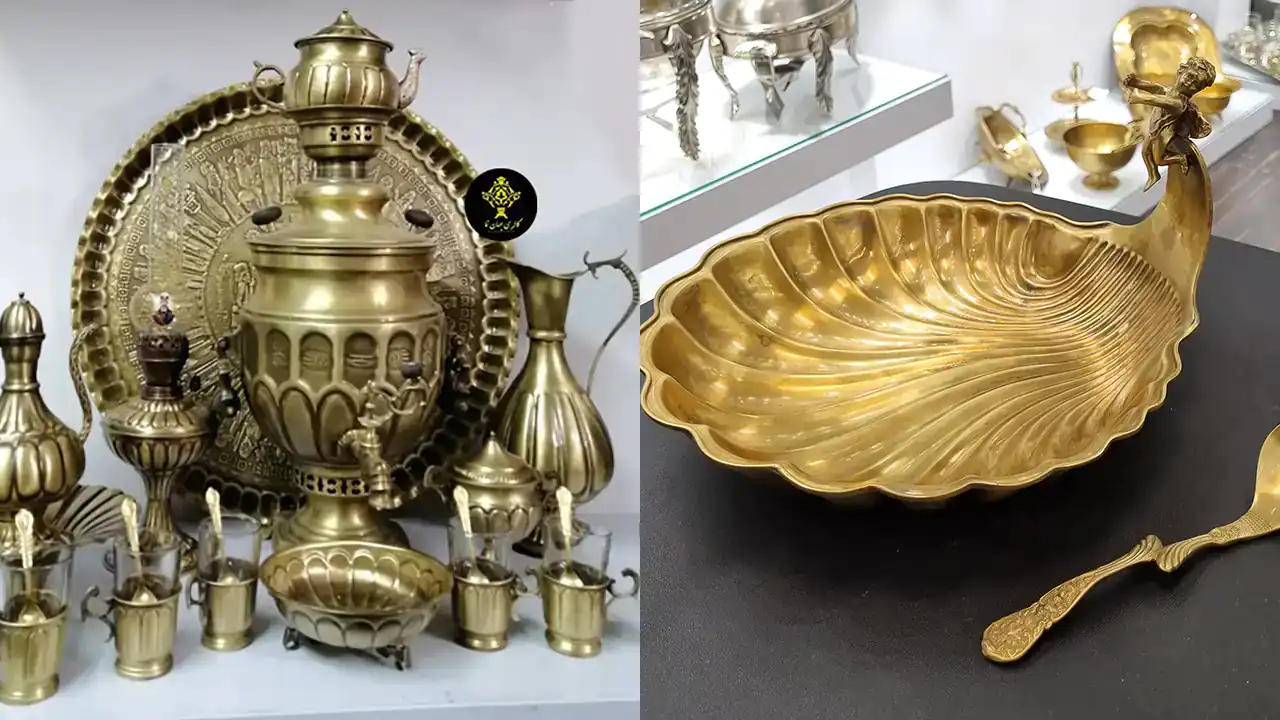 ظروف برنجی + زیباترین مدل های ظروف برنجی ترند امسال بسیار شیک و لاکچری