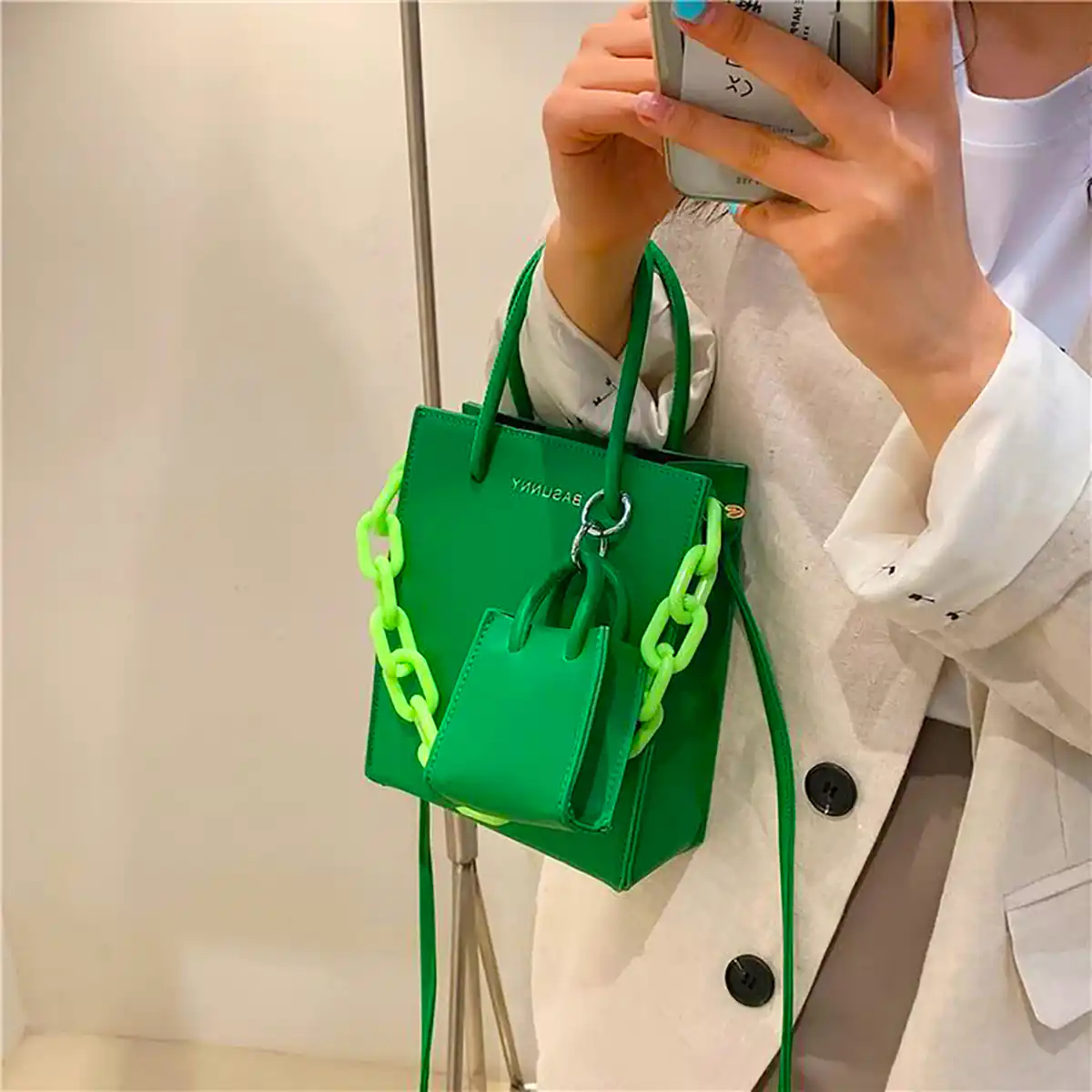 کیف سبز درباری