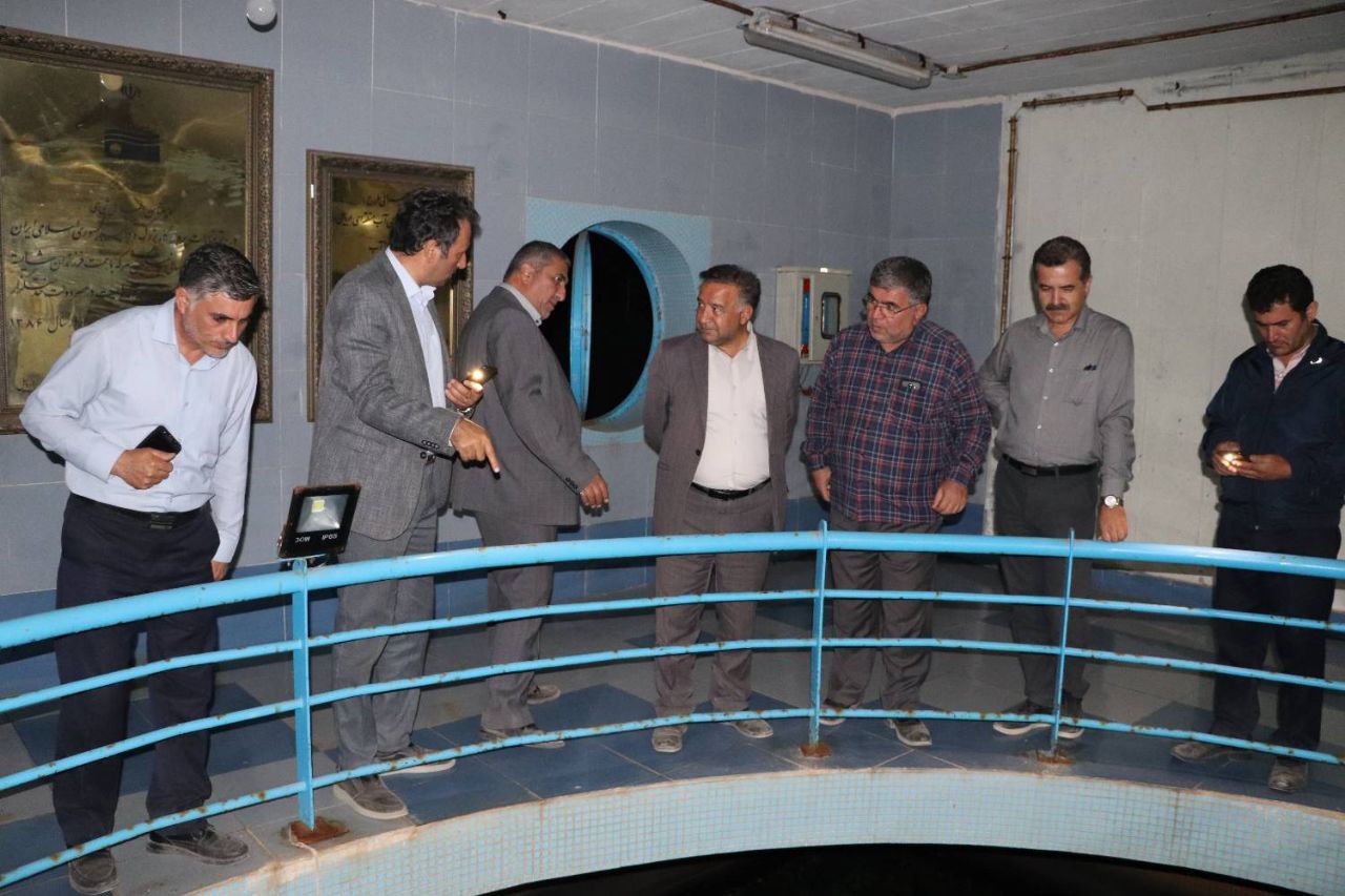 حضور معاون مهندسی شرکت آب و فاضلاب کشور در مشگین شهر