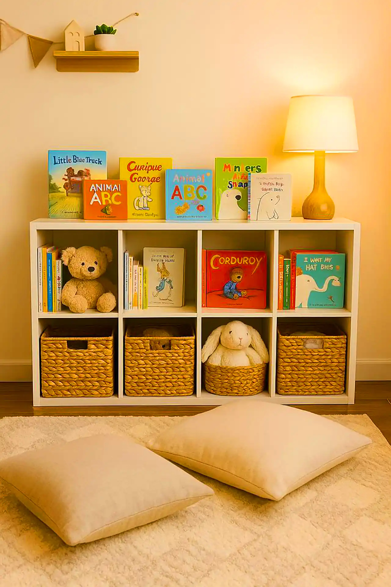 قفسه کتاب اتاق کودک 