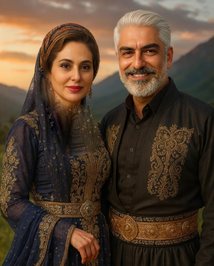 مهدی پاکدل و رعنا آزادی ور