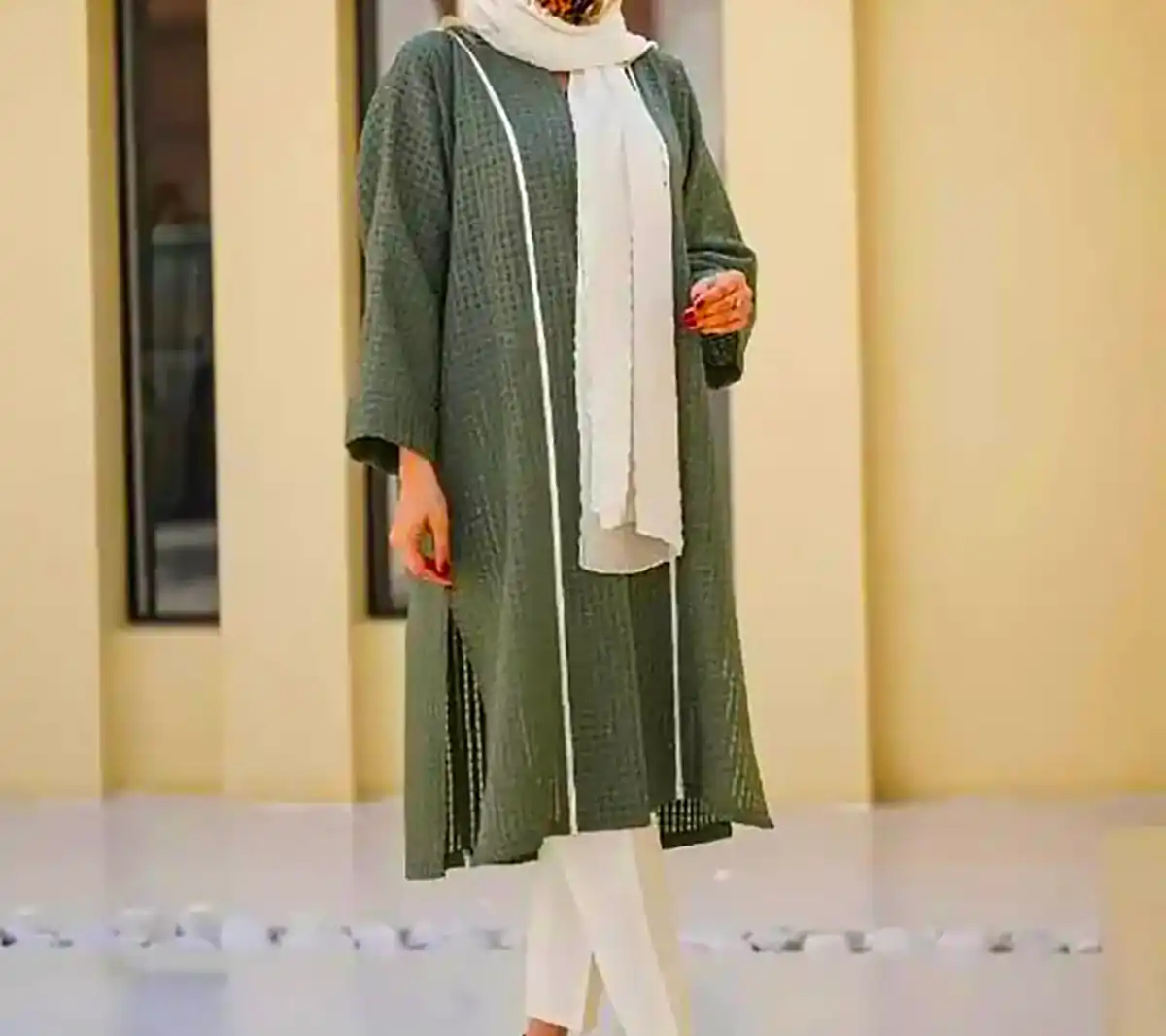 مانتو عبایی شیک مجلسی
