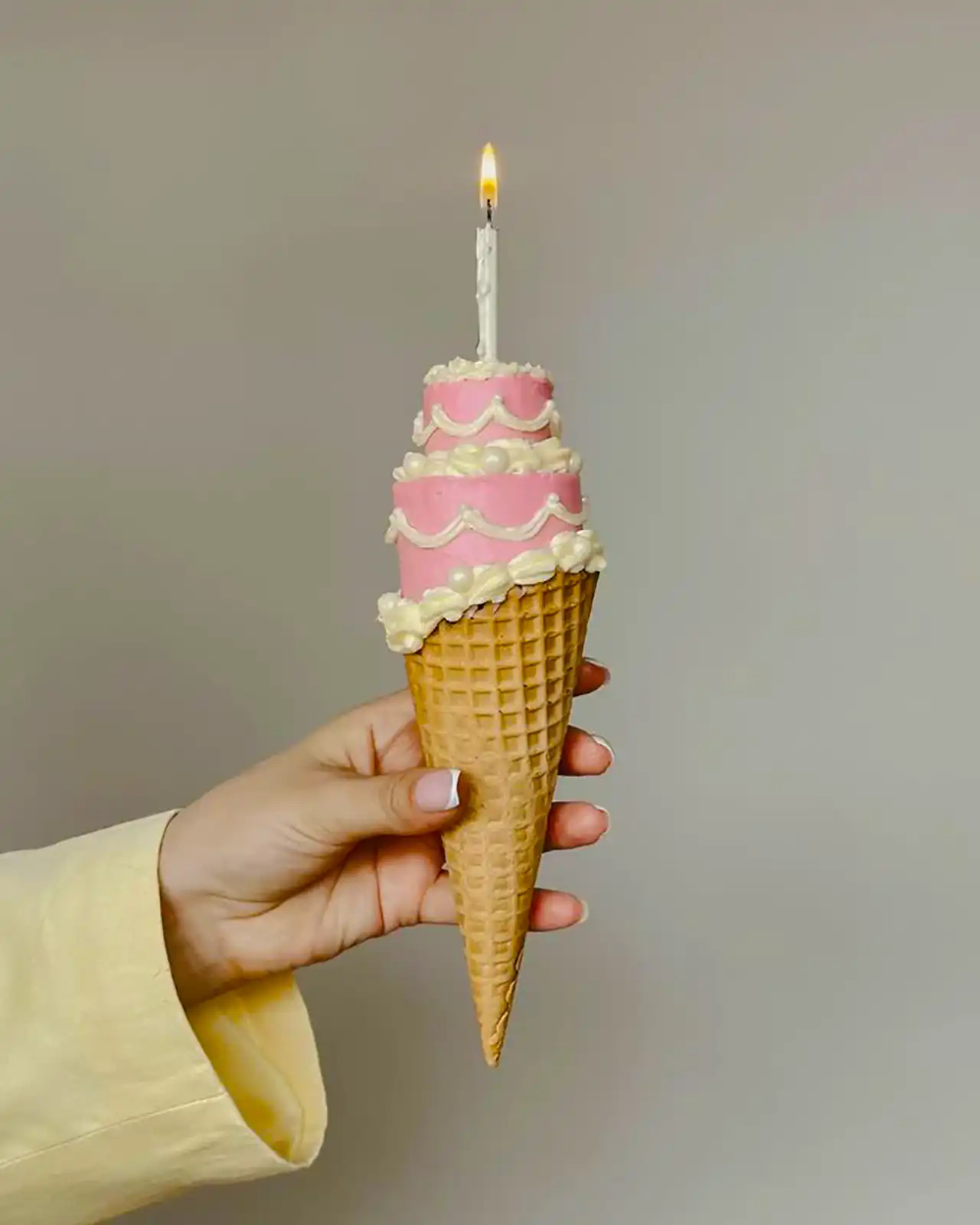 کیک بستنی جدید تولد