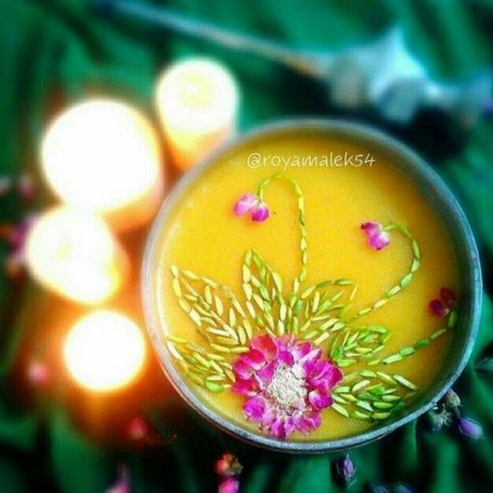 مدل تزیین شله زرد 1401