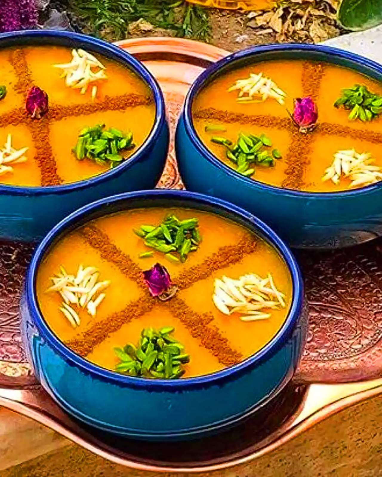 تزئین شله زرد مجلسی 