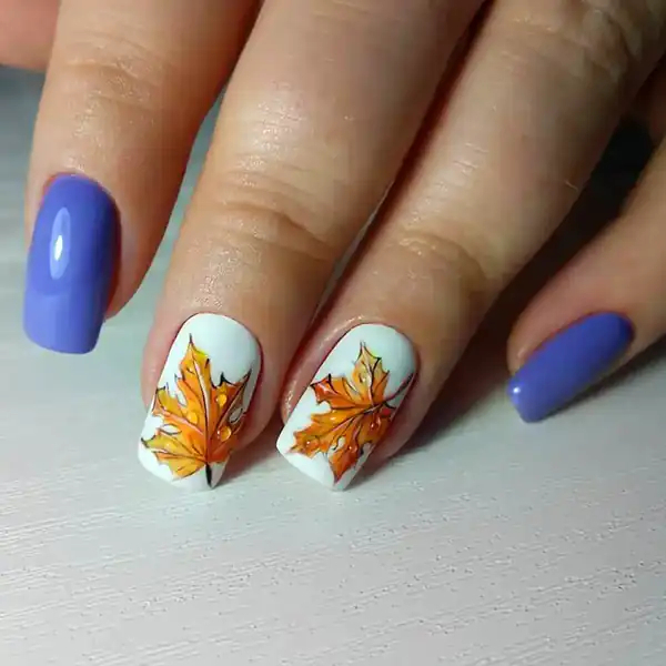 مدل ناخن پاییزی جدید