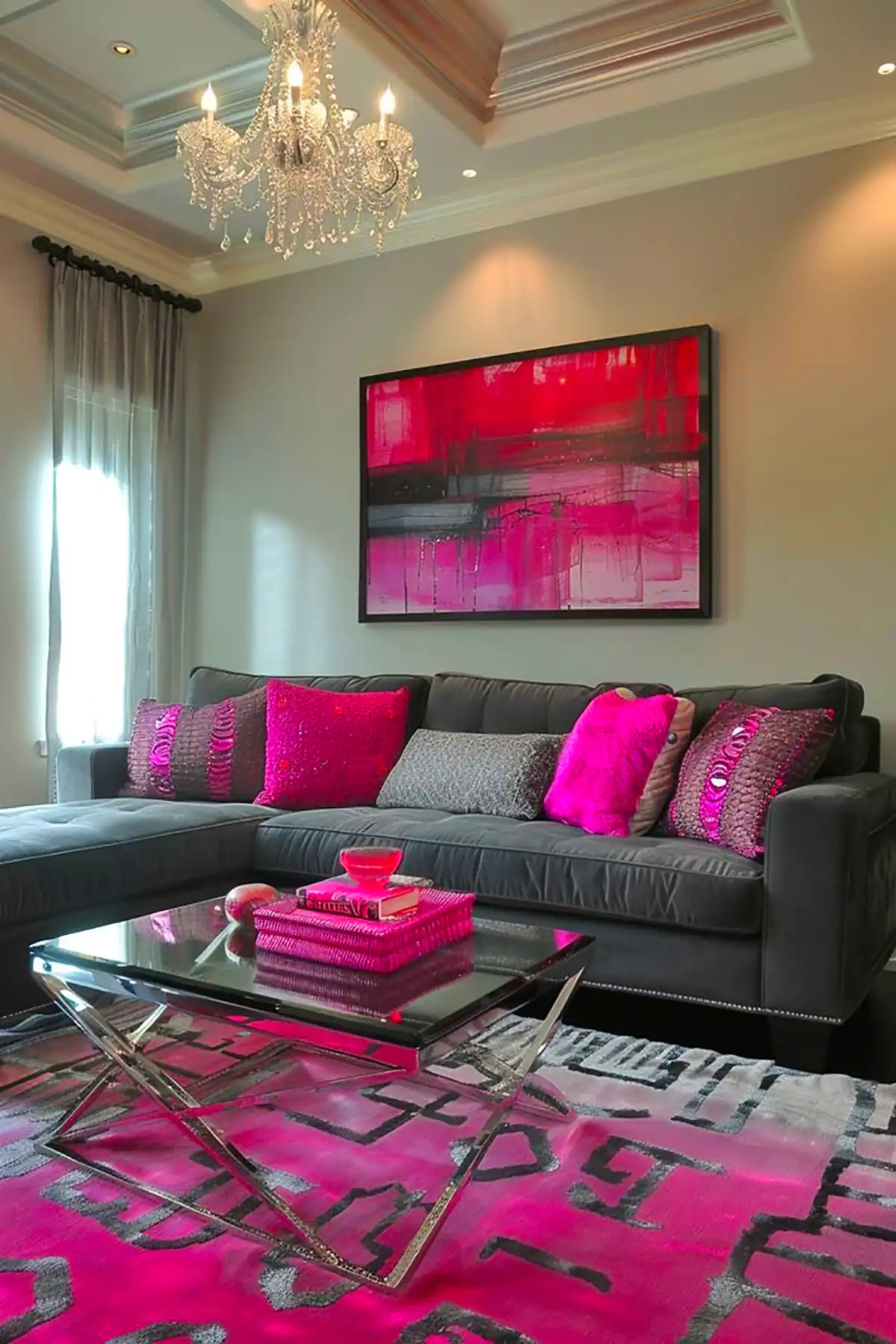 دیزاین مینیمال با تم سرخابی