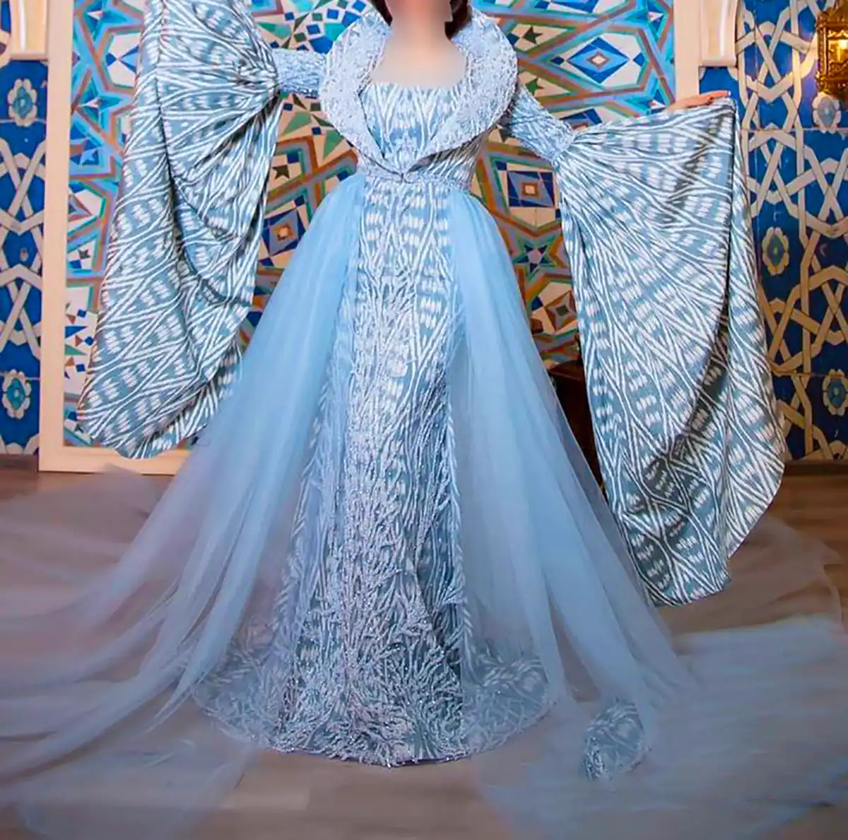 پیراهن مجلسی زردوزی