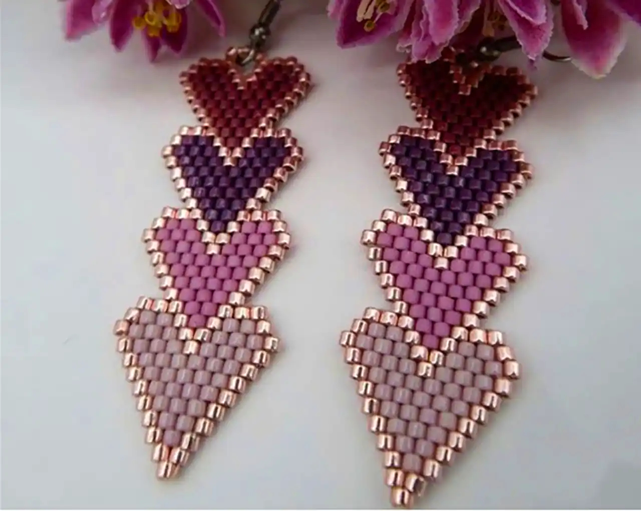 گوشواره با منجوق میوکی