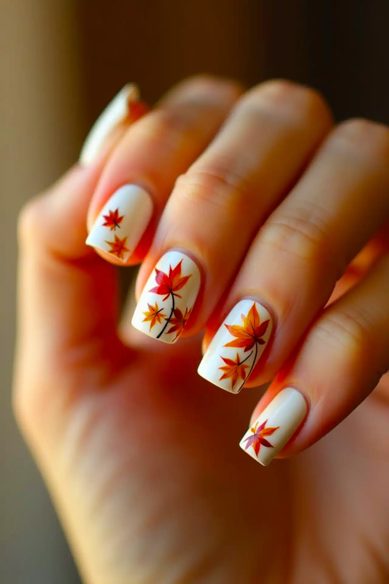 ترکیب رنگ ناخن پاییزی