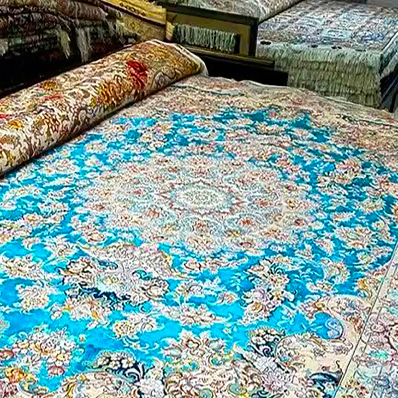 فرش ماشینی خوش رنگ