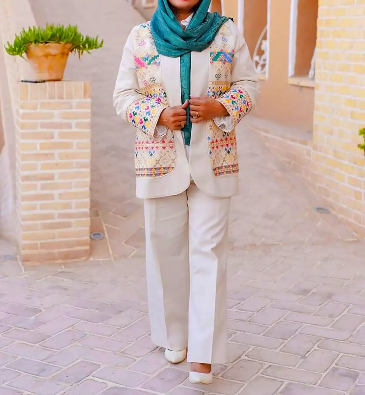 مانتو نخی سبک و زیبا