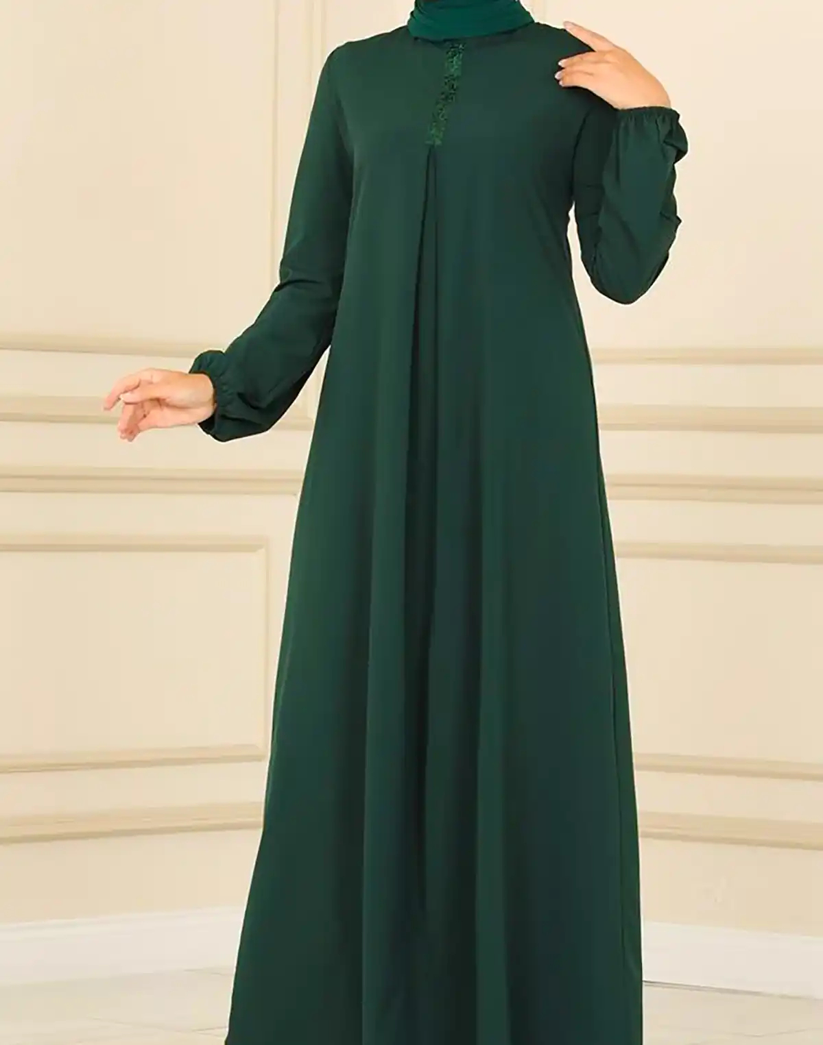 پیراهن باحجاب سبز