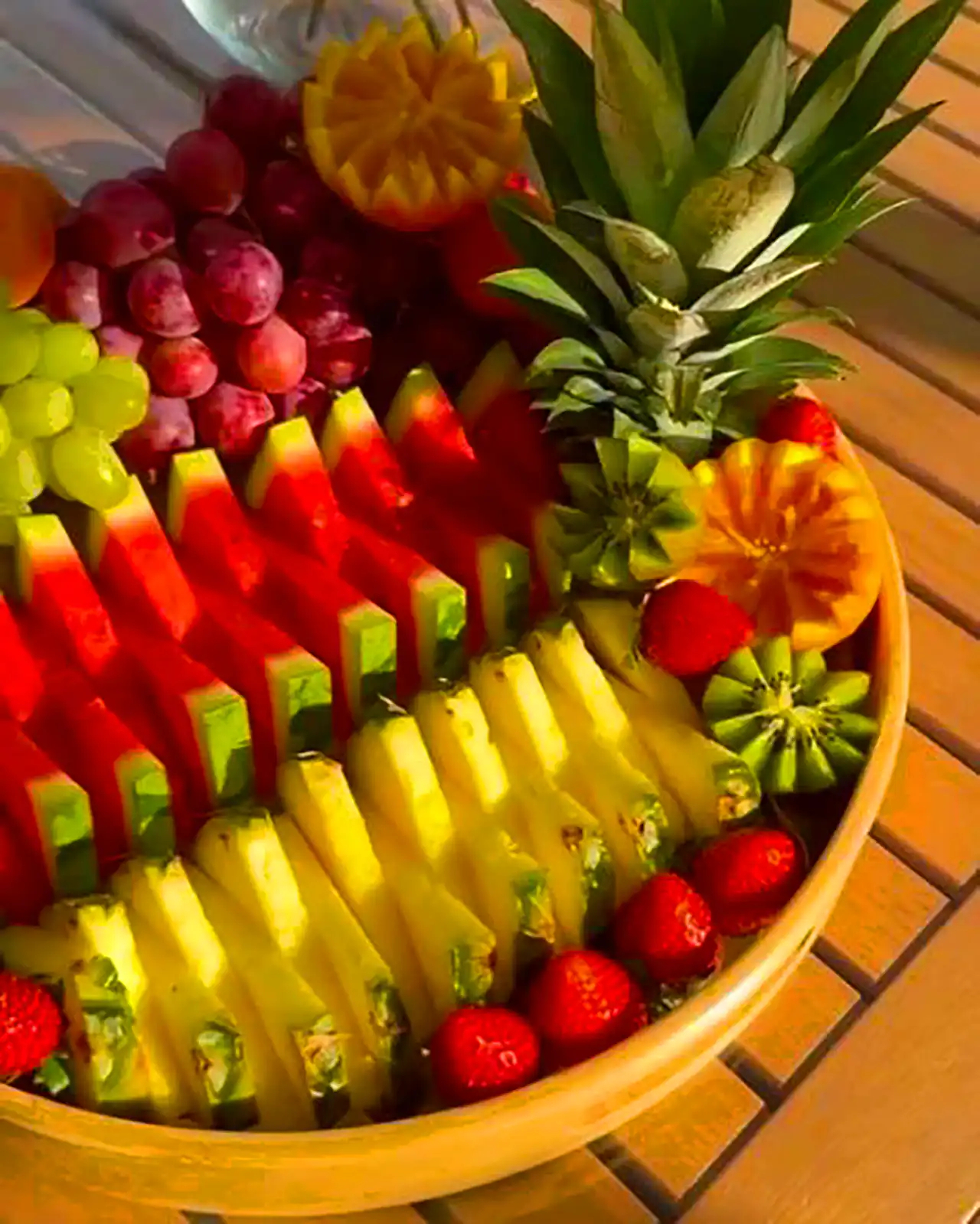 تزیین هندوانه برای یلدا